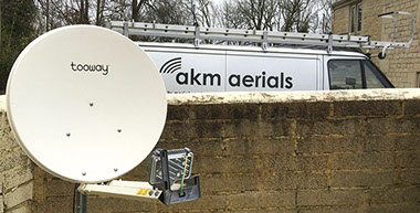 satellite broadband Newent